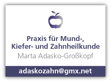 Praxis für Mund-, Kiefer- und Zahnheilkunde Marta Adasko-Großkopf